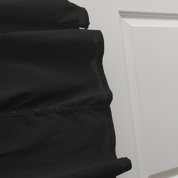 French Connection US S Black Button Down Blouse - Picture 5 of 10